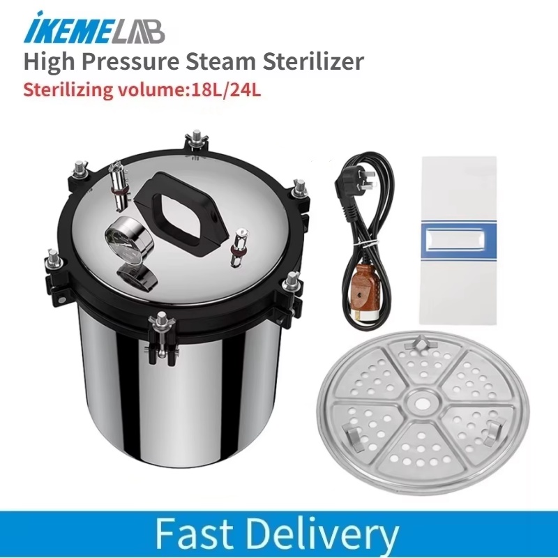 Laboratory Centrifuge - IKEME 18/24L ポータブルオートクレーブマシン 電気加熱 医療歯科研究所用 歯科オートクレーブ