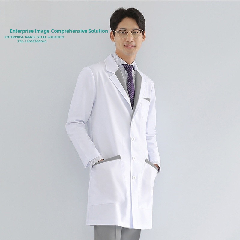 韓国風高級医療美容ユニフォームロングホワイト白衣歯科医院エス - Medical Lab Years のレビューと価格