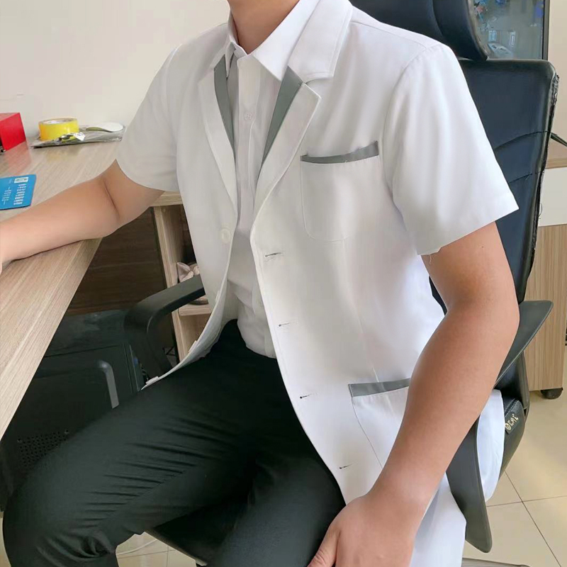韓国風高級医療美容ユニフォームロングホワイト白衣歯科医院エス - Medical Lab Years のレビューと価格