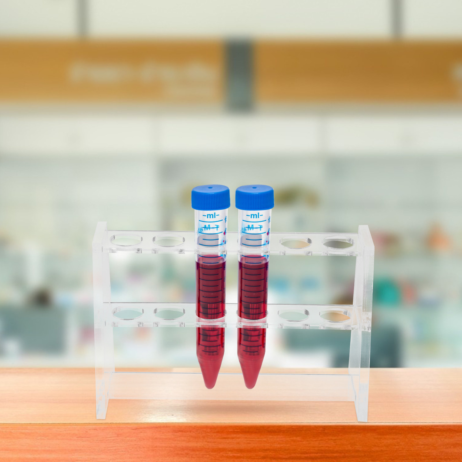 2個入り試験管ラック アクリル製透明遠心管スタンド 実験ラボ - Laboratory Centrifuge のレビューと価格