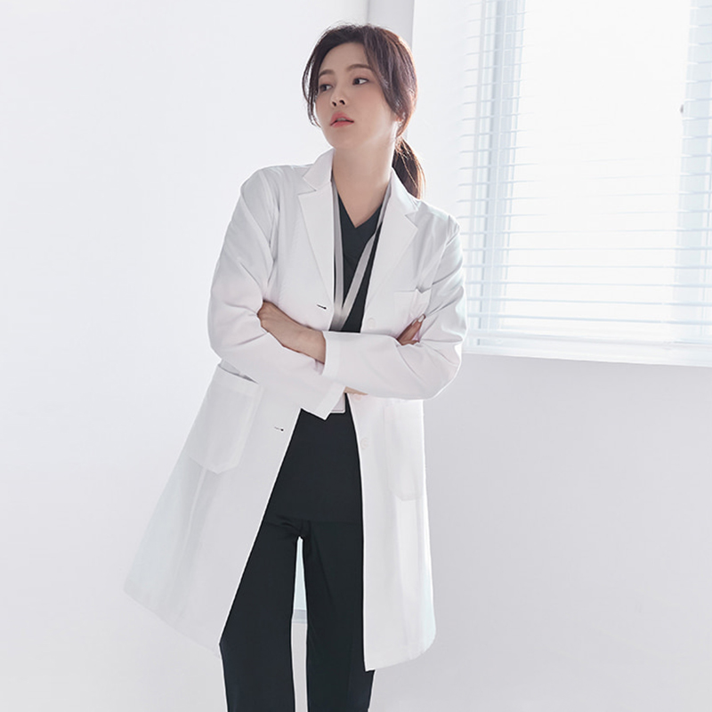 韓国風ドクターホワイトコート 長袖作業服 医学生、研究室、美 - Medical Lab Years のレビューと価格