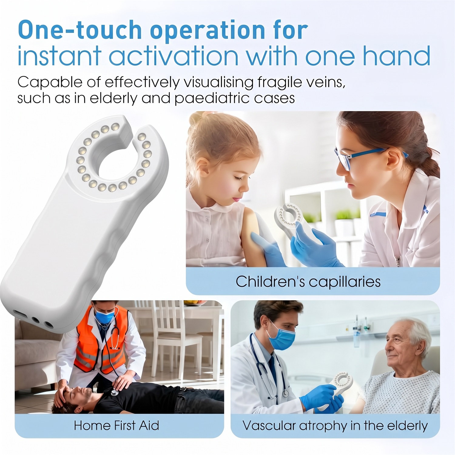 静脈赤外線スキャナー医療用静脈検出器ハンドヘルド血管ロケータ - Medical Lab Equipments のレビューと価格