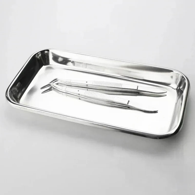 1 個キッチントレイステンレス鋼正方形収納トレイ歯科医療ツー - Medical Lab Equipments のレビューと価格